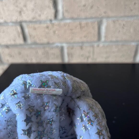 TY Beanie Baby The Beginning White Bear Silver Stars 8.5 Retired Rare Jan 1 2000 - Picture 14 of 16